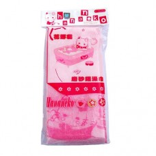 LY-02795   花娜貓磨砂搓澡沐浴巾(30×90公分±5%)